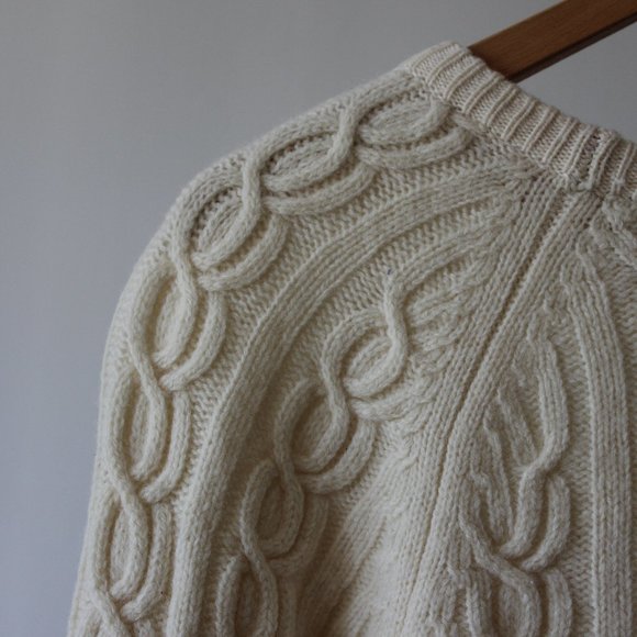 Jack Wills Cable Knit Wool Sweater Small - Picture 7 of 10